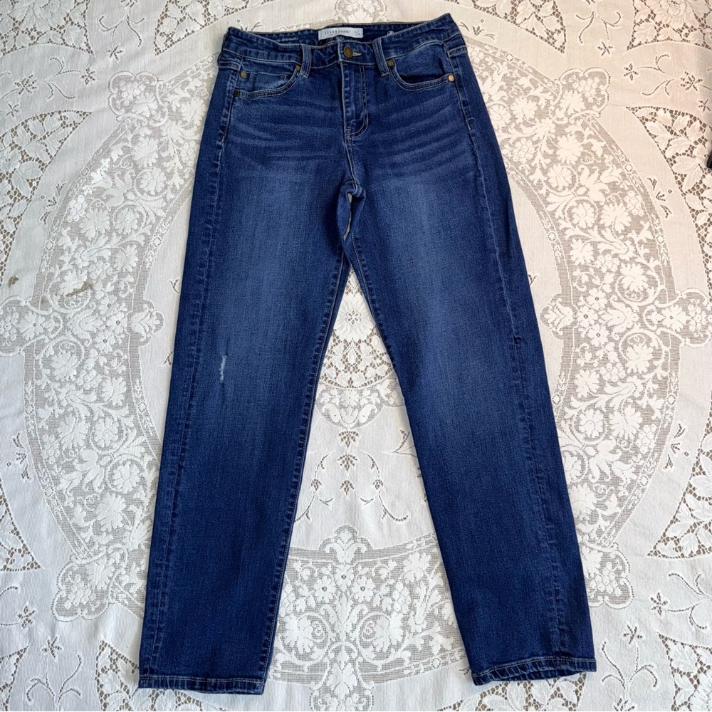 Liverpool Dark Blue Straight Leg Women's‎ Jeans Size 6
